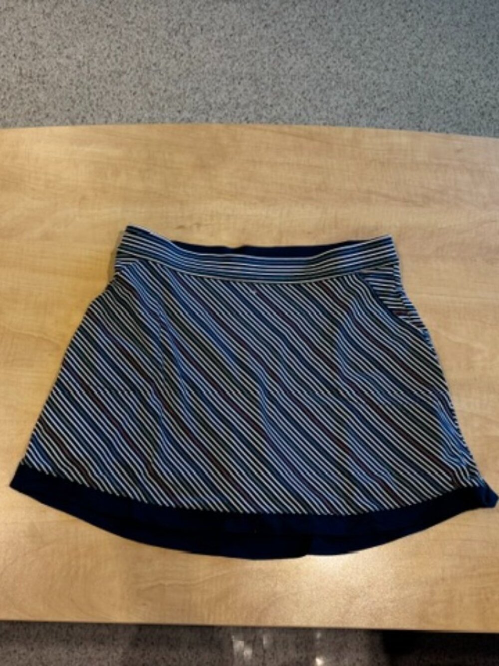 NWT Peter Millar Striped Golf Skort Size XL
